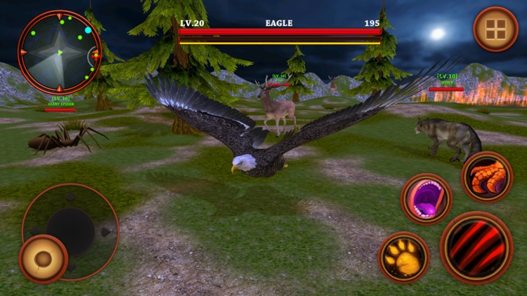 Wild Eagle Survival Simulator - Animals Fighting screenshot-3