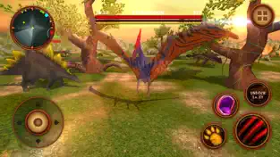 Captura 2 Flying Pterodactyl Simulator : Dinosaurs Survival iphone