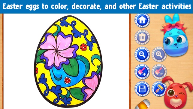 Easter Eggs Coloring Book! Draw, Color & Paint(圖5)-速報App