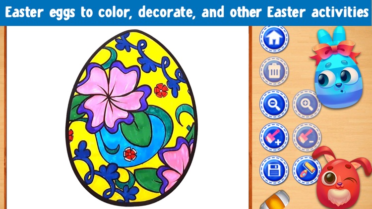 Easter Eggs Coloring Book! Draw, Color & Paint screenshot-4