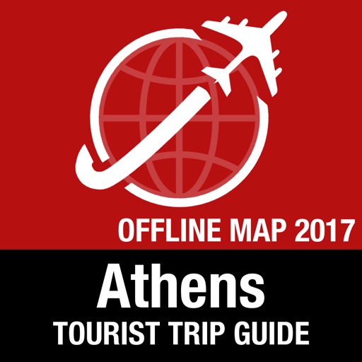 Athens Tourist Guide + Offline Map icon