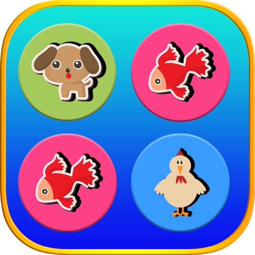 Animals Memory Matching Game - Brain Trainers