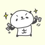 Athlete Panda Stickers