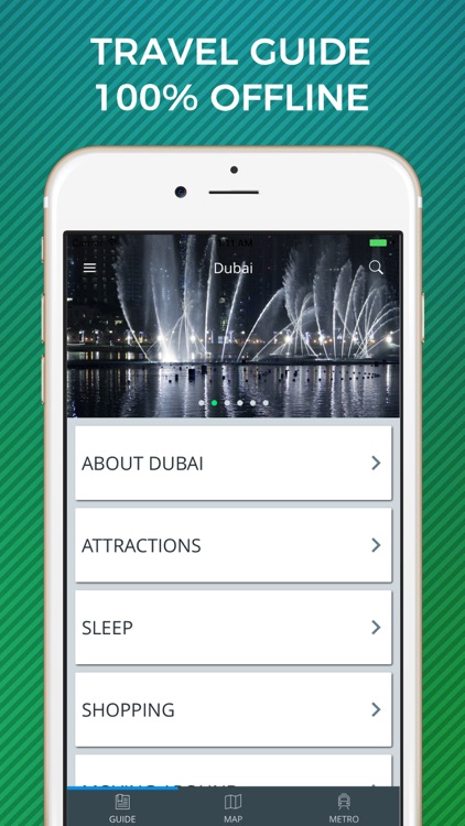 Dubai Travel Guide with Offline Street Map