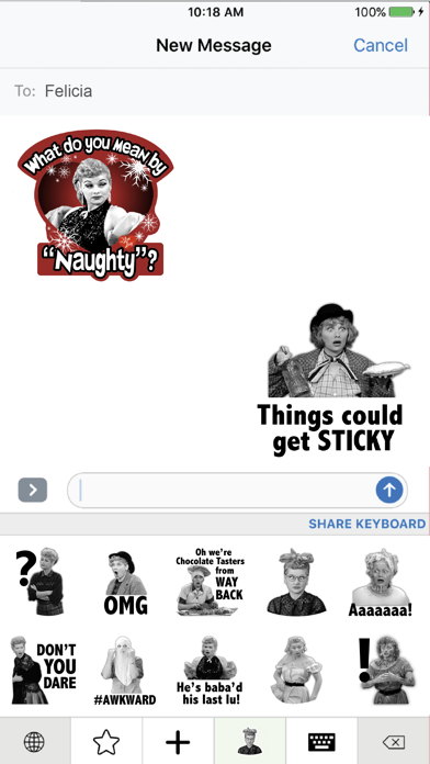 LUCYMOJIS – The I Love Lucy™ Official Emoji App Screenshot 2