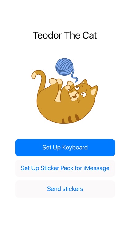 Teodor The Cat – Stickers and Emoji Keyboard screenshot-4