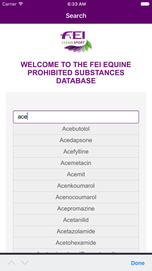 FEI CleanSport Database(圖2)-速報App