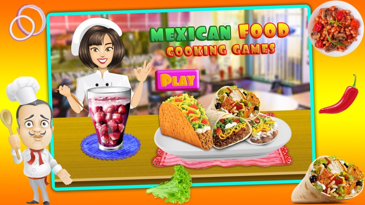 Mexican Food Chef Cooking Game