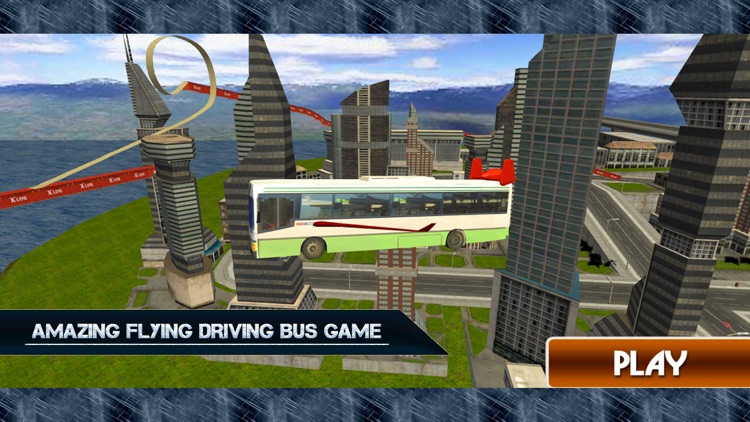 Futuristic Flying Yearn Bus Drive: Sky Vague Stunt