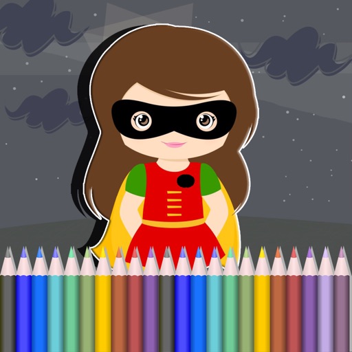 My Coloring Pages Game For Young Justice Version Icon