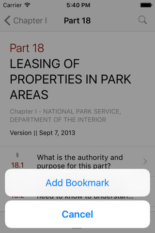 36 CFR - Parks, Forests, and Public P.. (LawStack) screenshot 3