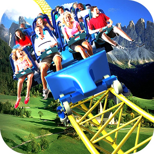 Roller Coaster Fun Land : Crazy Ride Adventure 3D Icon