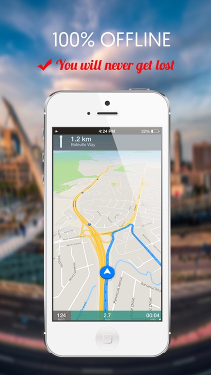 Birmingham, UK : Offline GPS Navigation