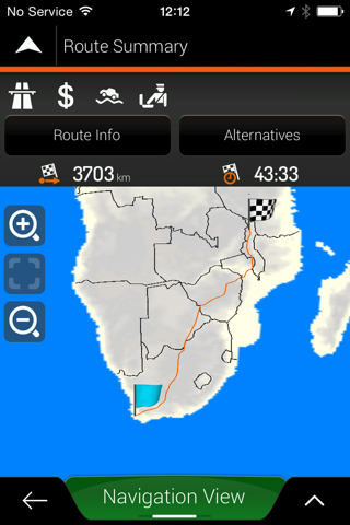 Tracks4Africa Navigator screenshot 2