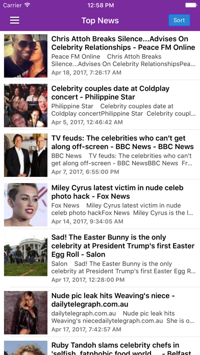 How to cancel & delete Celebrity Gossip Breaking News from iphone & ipad 1