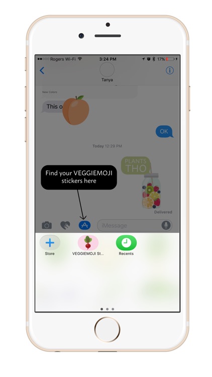 VEGGIEMOJI Stickers - Vegan Emoji Launch Pack screenshot-4