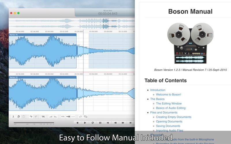 Boson - Audio Editor Screenshots