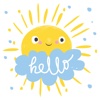 Cute Weather Emoji Icons Sticker Pack