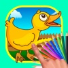 Duck Wonder Lucky Coloring Puzzle for Kids