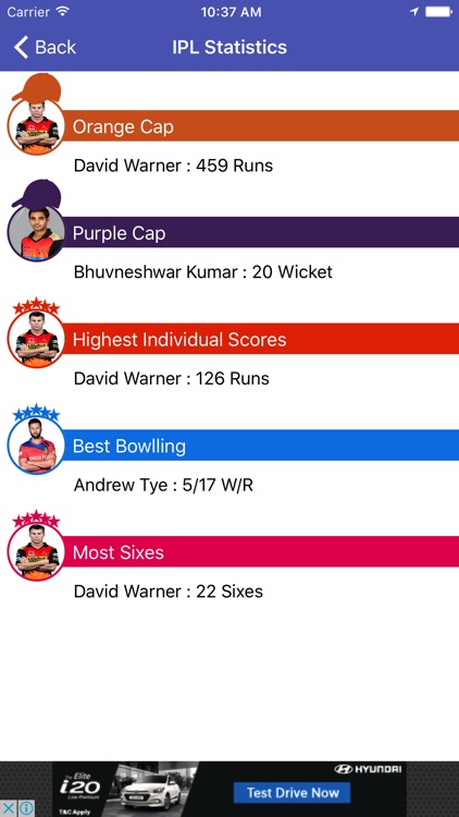 Live Cricket Score for IPL 2017 screenshot-3