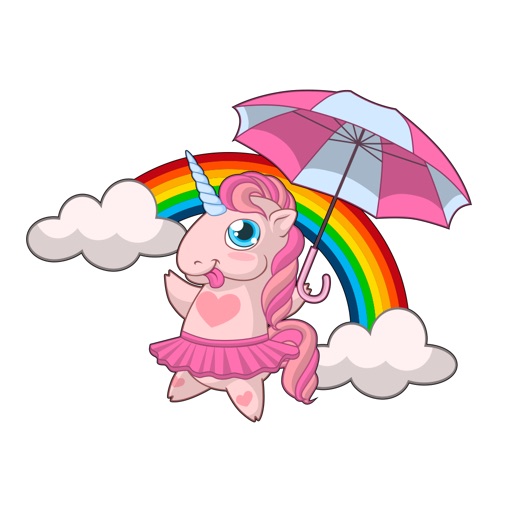 Rainbow Unicorn Stickers icon