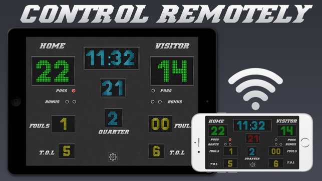 Basketball Scoreboard - Remote Scorekeep