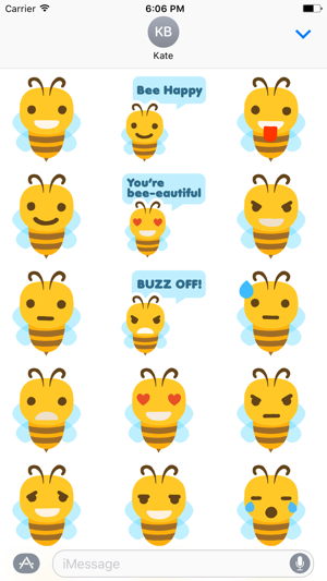 Bee-moji | Cute & Funny Bee Emoji Stickers(圖2)-速報App