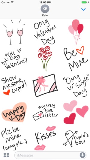 Valentines day sticker, love stickers for iMessage(圖2)-速報App