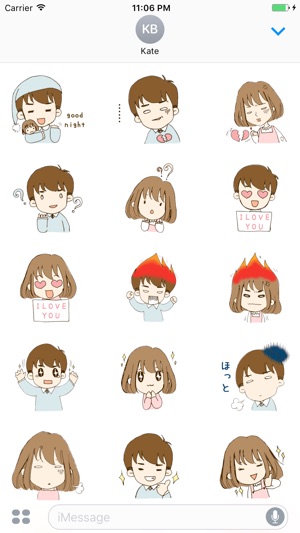 Love Story Of Rose And Jacob English Stickers(圖2)-速報App