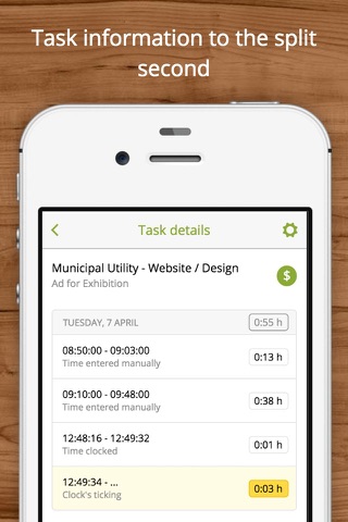 Clockodo ‒ Time Tracking screenshot 4