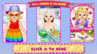 Screenshot 1 Cuida y viste al bebé – Amor y diversión con bebés iphone