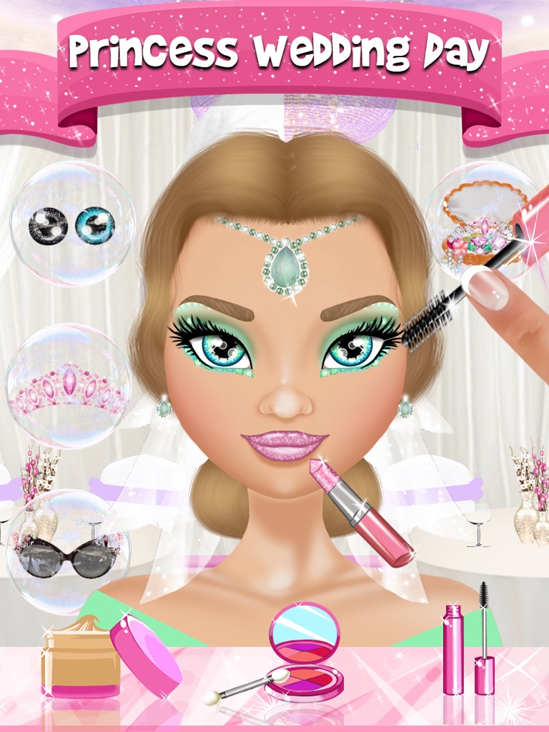 Princess Wedding Makeover Salon (Go Work,Shop etc) screenshot 3