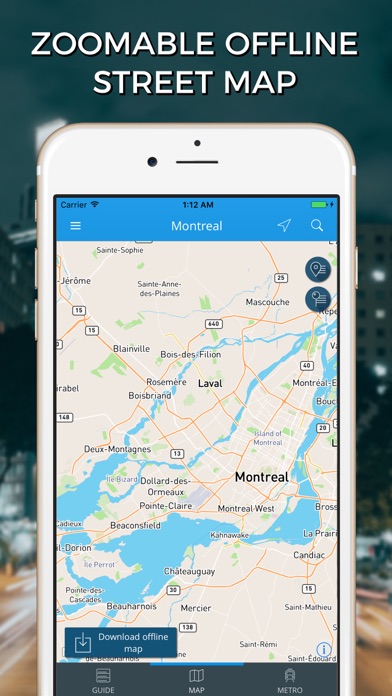 Montreal Travel Guide with Offline Street Map screenshot 4