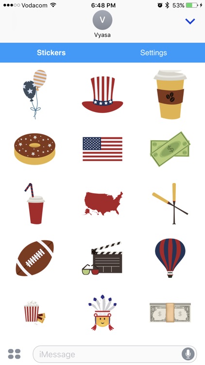 American Emoji - Great Emoticons for Texting