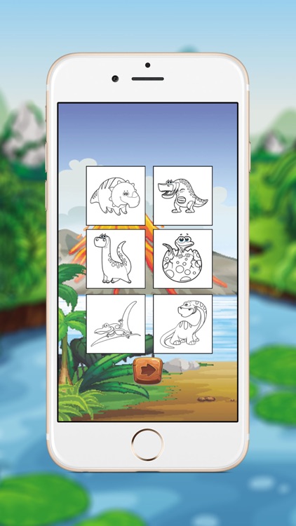 Happy Dinosaur Coloring Book For Kids