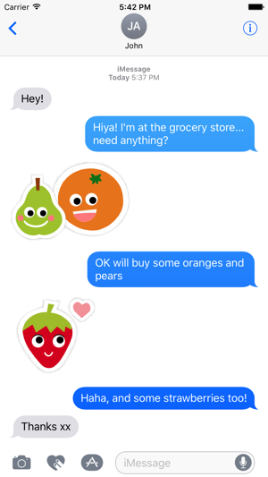 Animated Fruit Combo Stickers(圖1)-速報App