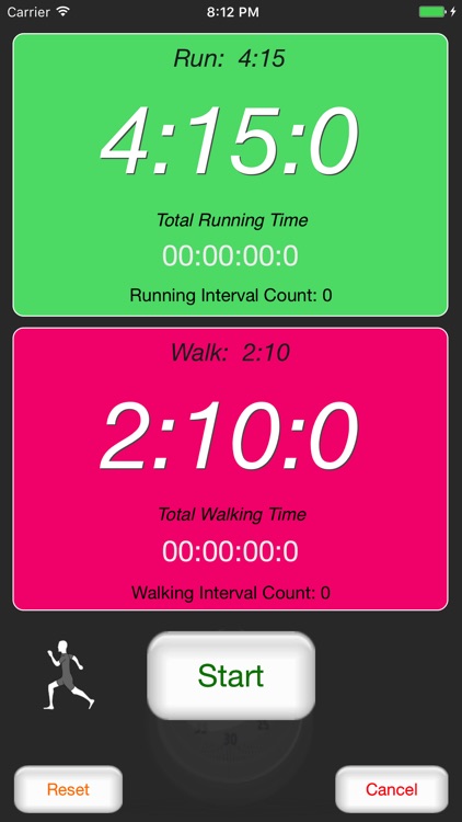 Runner's Interval Timer