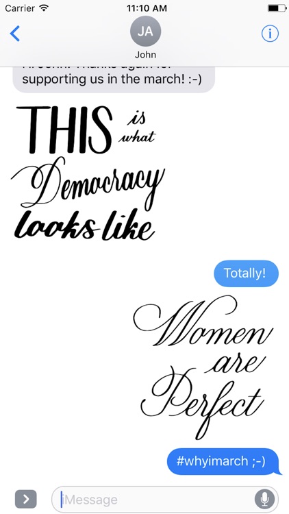 Womens March Slogans Stickers
