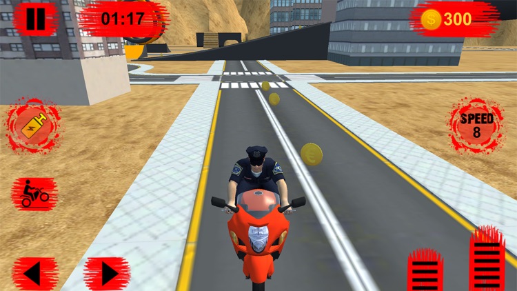 Flying Police Bike Simulator