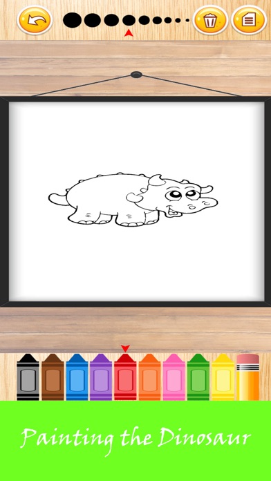 How to cancel & delete Dinosaur Kid Coloring Book from iphone & ipad 3