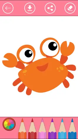 Game screenshot Fish & Sea animals Coloring Book for Kids apk