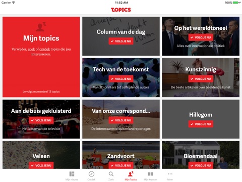 Topics NL screenshot 4