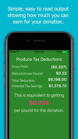 Produce Tax Deduction Calculator(圖2)-速報App