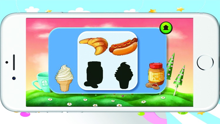 Food Shadow Puzzle Game - Learning For Kids