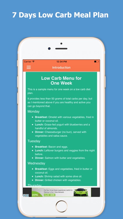 Zero and Low Carb Diet screenshot-3
