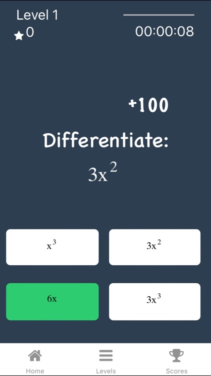 Calculus Quiz Game - Integral & Derivative Math