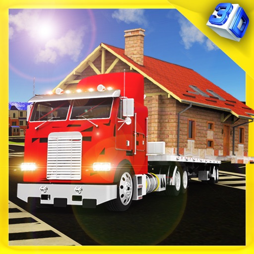 House Mover City Construction & Transporter Sim Icon