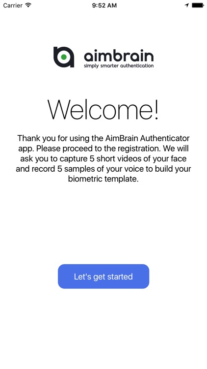 AimBrain Authenticator screenshot-3