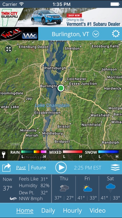 WCAX Wx App