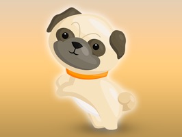 React with cute Pug Dog Stickers and Emojis Pack